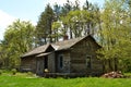 Ketola House of Old Wisconsin World with green grass frontyard Royalty Free Stock Photo